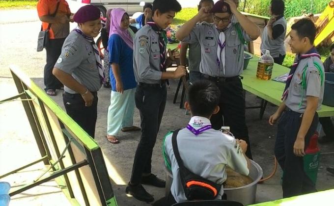 Khidmat Komuniti di Kampung Tengah Sungai,Batu Kawa
