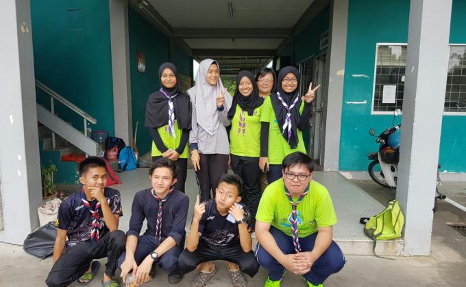 Kerja Komuniti di Ibu Pejabat Pengakap Sarawak,Batu Lintang