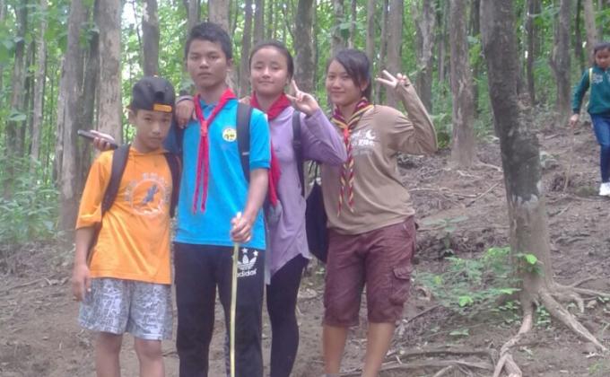 TRITIYA SOPAN SCOUTS AND GUIDES HIKING
