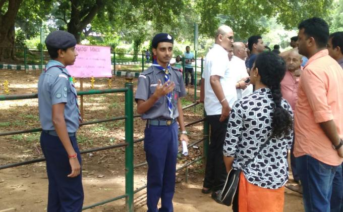 Awareness program in LALBAGH, BANGALORE.