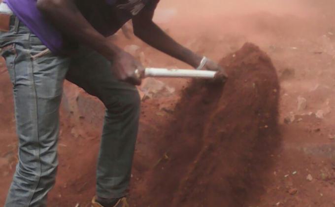 Food for life project - Construction of the waste disposal area