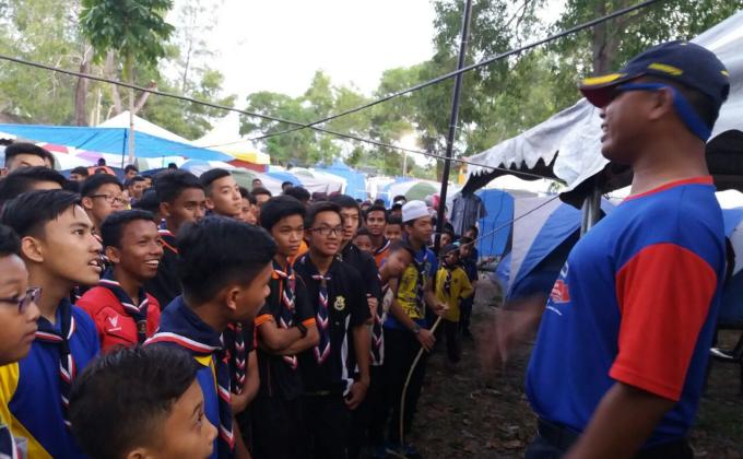 Kontinjen PPMD Bera Ke Jambori Asean di Kem Telaga Batin, Kuala Nerus, Terengganu