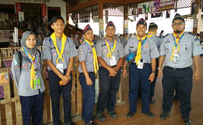 SMK ulu bernam di Jambori Pengakap Asean ke 5