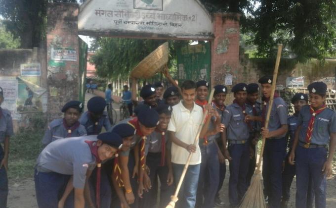 स्वच्छता अभियान एवं सद्भावना रैली 