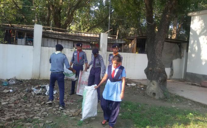 स्वच्छ भारत अभियान (गाँधी जयंती और लाल बहादुर शास्त्री जयंती के उपलक्ष में )