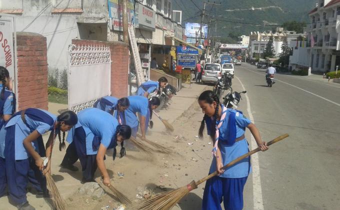 Cleanliness Drive at Katra, Reasi, Jammu( Jammu & Kashmir)