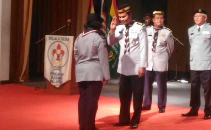 Upacara Majlis Penyerahan Sijil dan lencana WSEP serta lencana MOP (wosm) kepada peserta kem MOP dan WSEP daripada SMK Tunku Abdul Rahman (STAR)