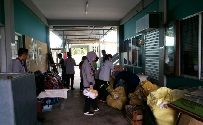 Gotong-royong Pengakap Remaja