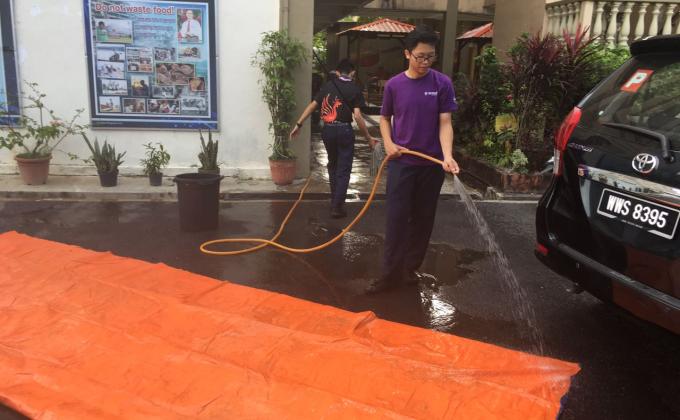 Clean Scout Room Day at SMK Sinar Bintang
