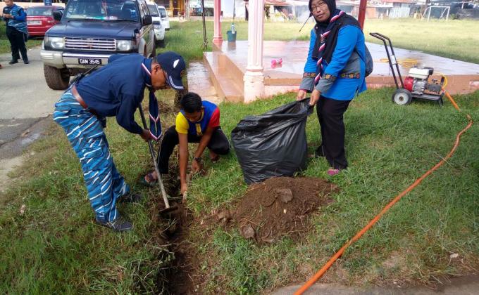 Gotong - Royong Perdana Taman Rantau Mas, Rantau Panjang