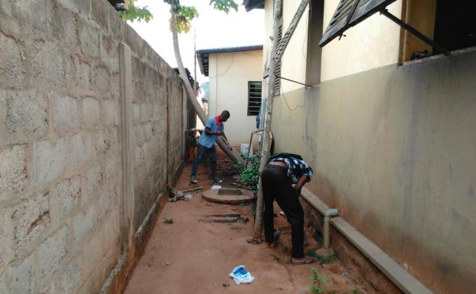 Salubrité au Centre Médico-Sociale(CMS) de Zanguéra