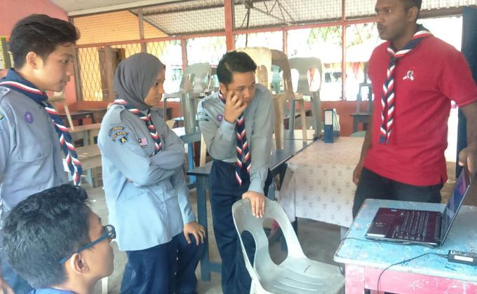 Pendaftaran Ahli Pengakap Kelana A Labuan dalam MOP