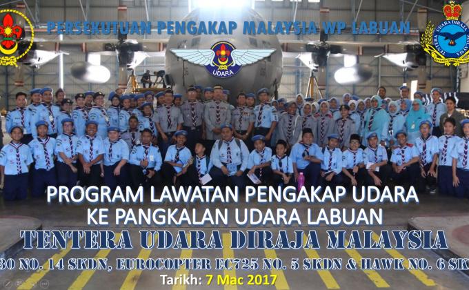 Program Lawatan Pengakap Udara Ke Pangakalan Udara Labuan (TUDM)