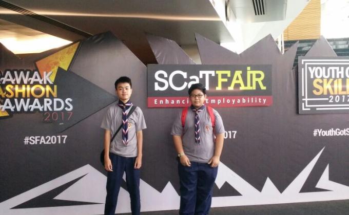 1st Kuching Scouts At the SCaT Fair
