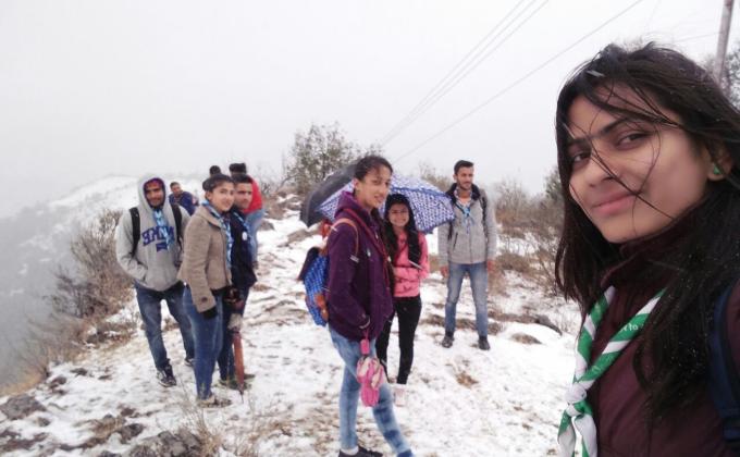 One day Trakking to Karol mountain 11march2017