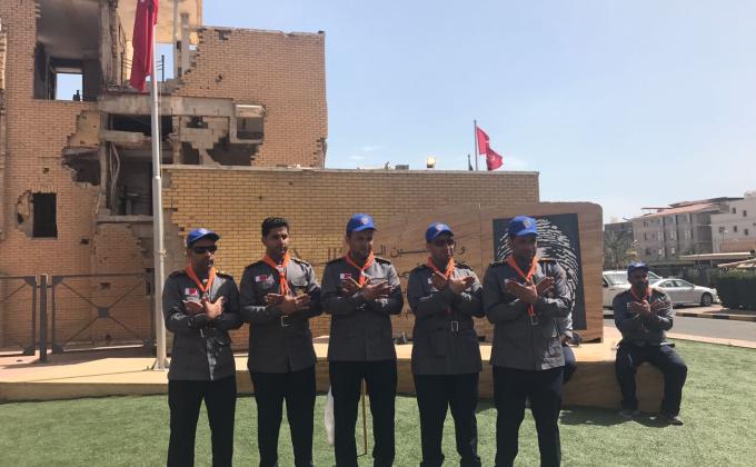 المشاركة في ملتقى الأحبة الثاني بين جوالة النخبة الكويتية وجولة المالكية البحرينية 