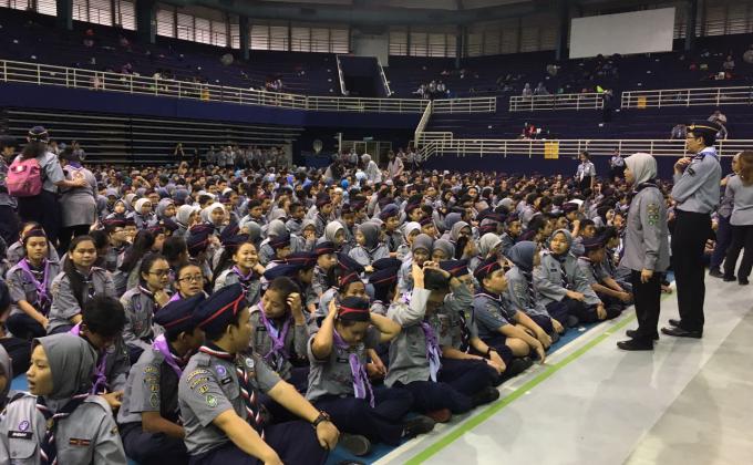 Perhimpunan 1st Sarawak Scout MoP Dan Founder's Day 2017