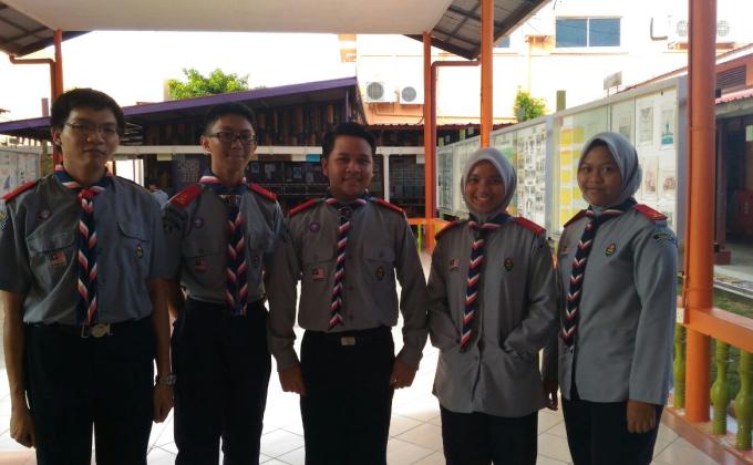 Pertabalan Pengakap Kelana A WP Labuan