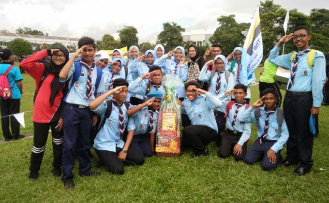 Pertandingan kawad kaki Sempena hari sukan 2017