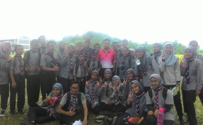 pertandingan berkawad Smk Bako
