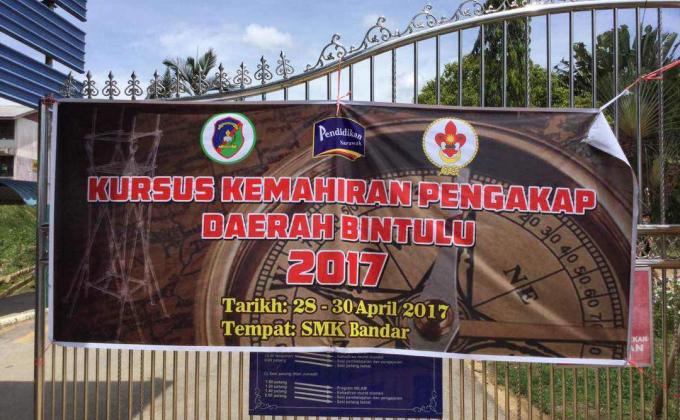 KURSUS KEMAHIRAN PENGAKAP DAERAH BINTULU SARAWAK 2017