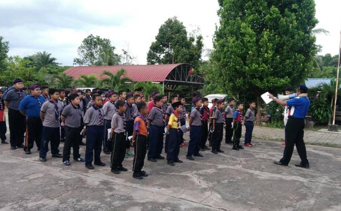 Kem Lencana Bersepadu Pengakap Daerah Maran 2017