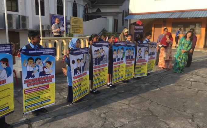 Majlis Pelancaranbulan disiplin sk methodist ACS Seremban