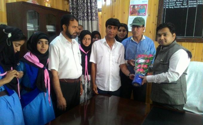 Meeting with D.C commissioner Ganderbal