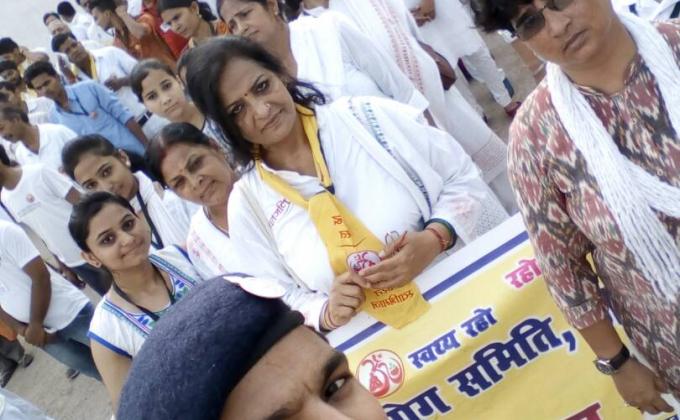 Awareness Rally For  Yoga 