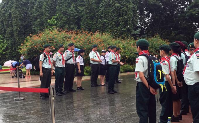 The President Team: Chief Scout Hospitality Istana Service Duty