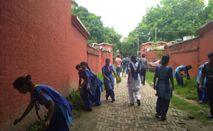 sainition program in colony