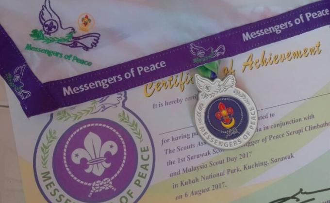 1st SARAWAK MESSENGER OF PEACE SERAPI CLIMBATHON AND MALAYSIAN SCOUT DAY