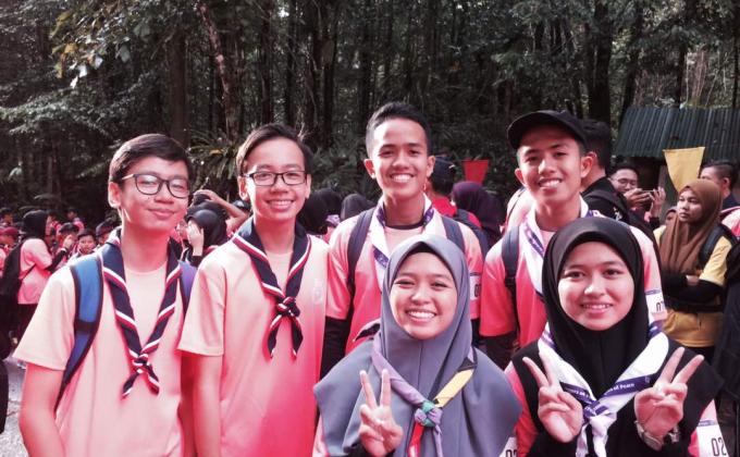 Malaysia Scout Day and 1st Sarawak Scout Mount Serapi Climbathon