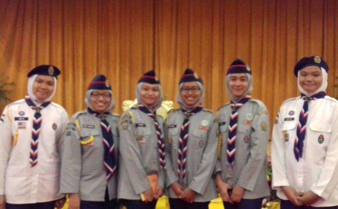 Penerimaan Anugerah Pengakap Raja