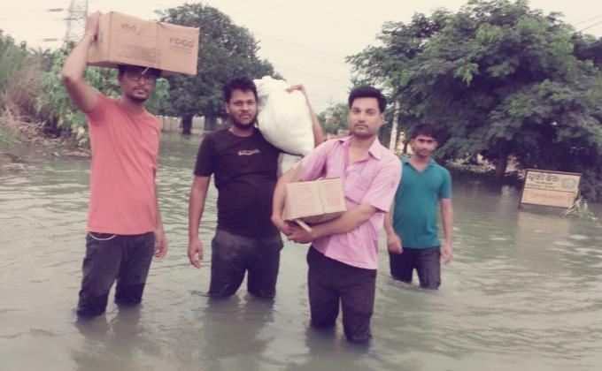 Flood Relief Operation Gorakhpur