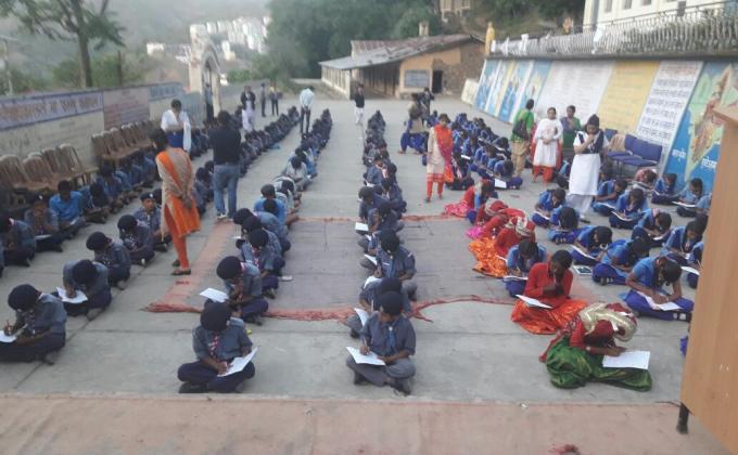 Tritya Sopan Testing camp for scouts and guides