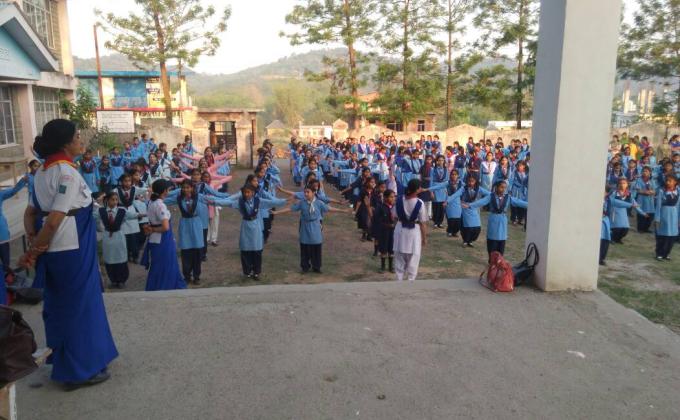 
Prtham and Dwitiya sopan testing Camp for Scouts and guides