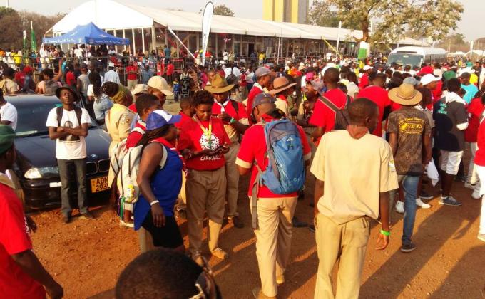 SCOUTS SERVE AS PEACE OFFICERS AT THE NATIONAL CARNIVAL CELEBRATION