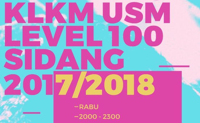 HARI INTERAKSI KLKM USM LEVEL 100