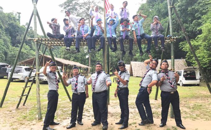 1st Series of Inanam Rovers Pioneering Camp - ROAD TO BADEN POWELL AWARDS