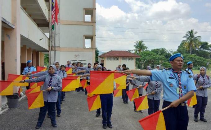 Komunikasi Lapangan di World JOTA 2017 stesyen 9M4SJKK 