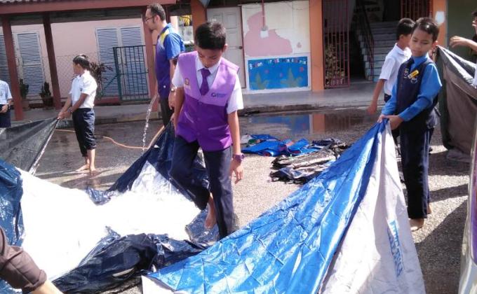Banjir - Gotong-Royong - Sukarelawan Cilik