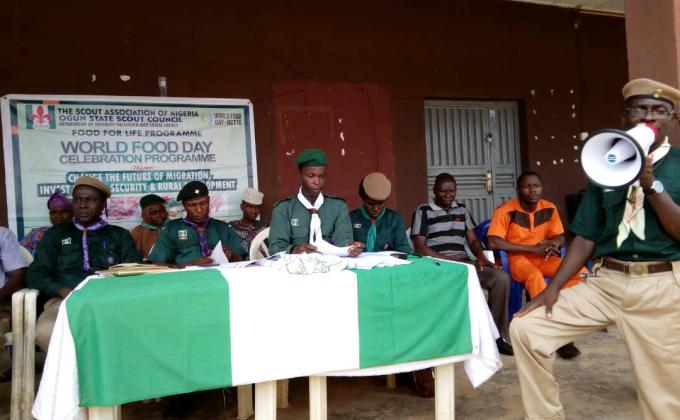Food for life Programme by Yewa Provincial Scout Council