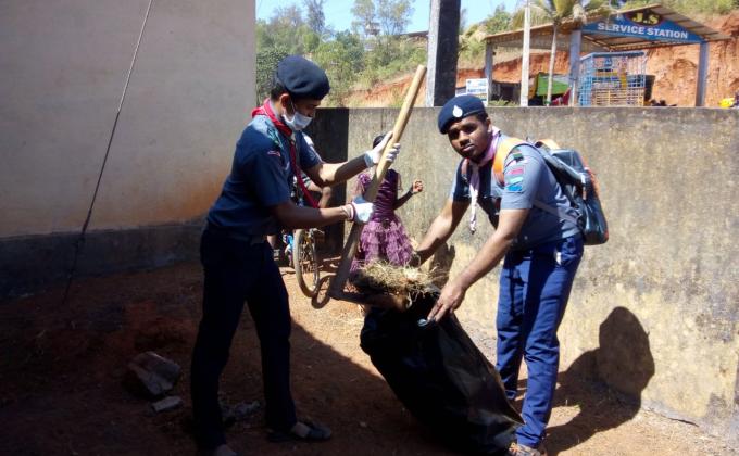 Cleaning near Bannur Office