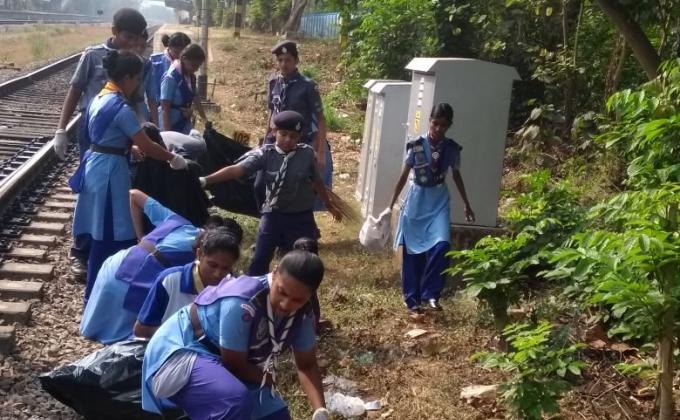 Railway Station Cleaning Project