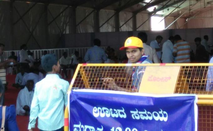 Mahamastakabisheka service camp