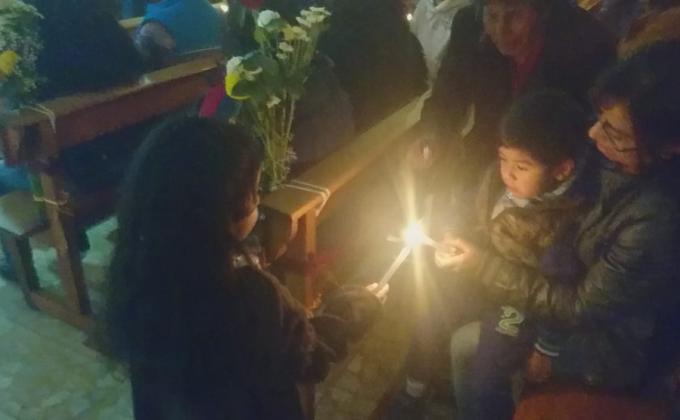 Luz de la paz de Belen