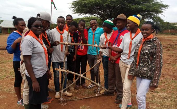 SCOUT PIONEERING AND TREE PLANTING WITH KAJIADO ROVER SCOUTS