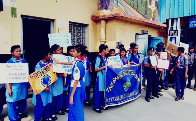 Cleanliness drive on swach Bharat mission