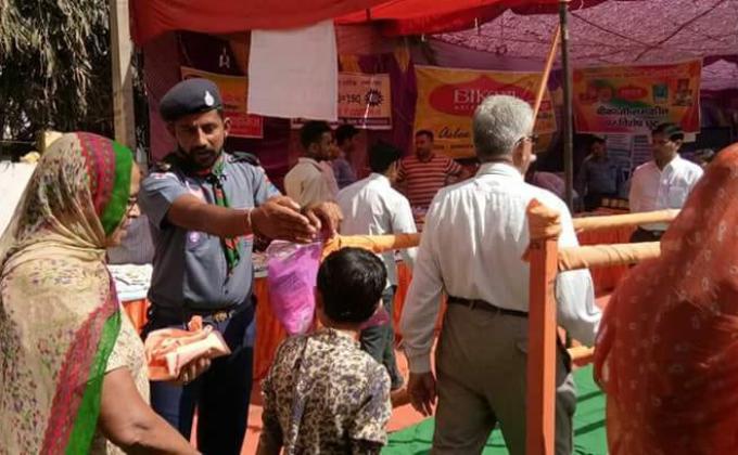 Service in Mela Nav Samwat 2075